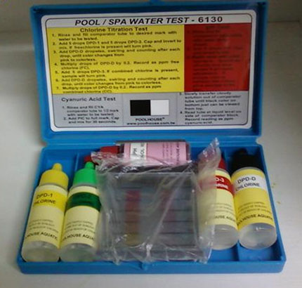 游泳池水处理药剂 DPD测试盒